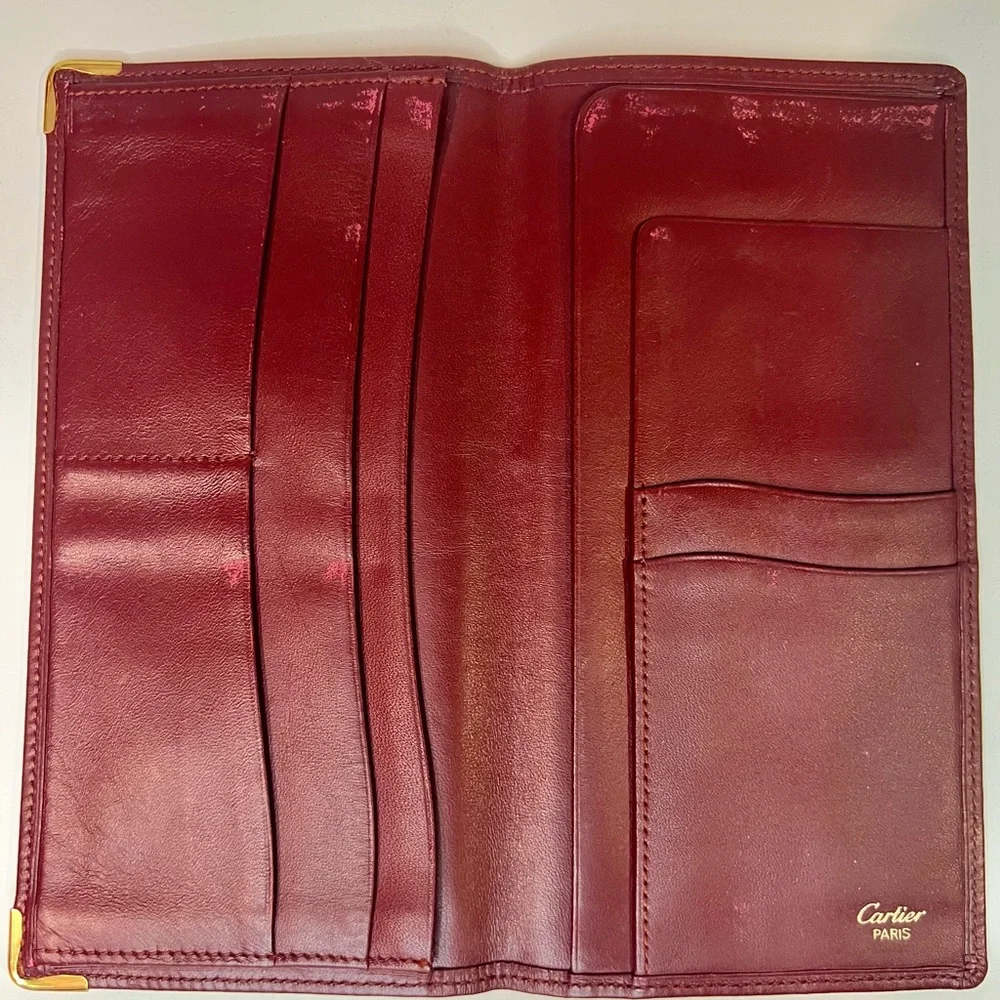 Vintage Cartier Bifold Long Wallet